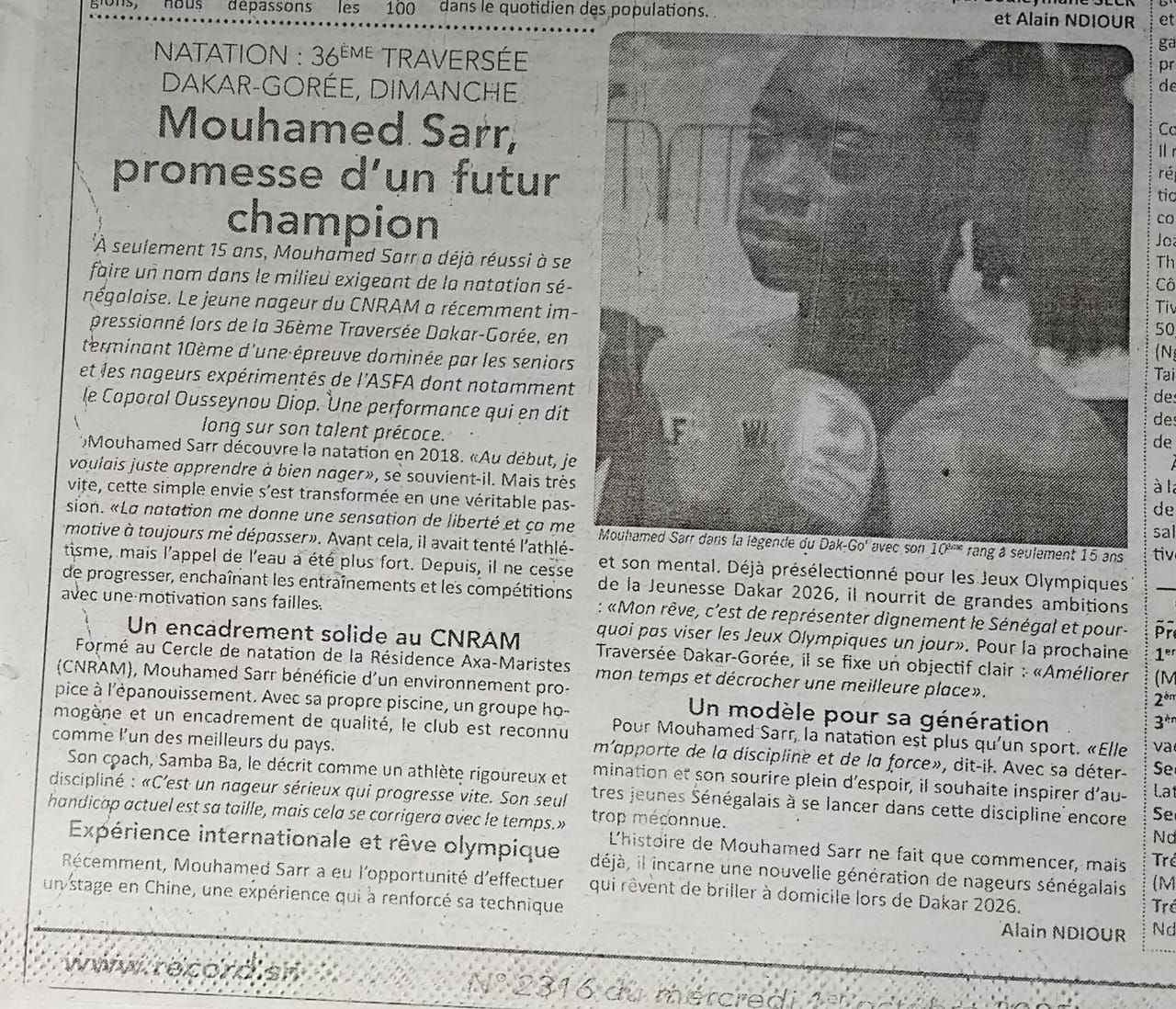 Article de presse